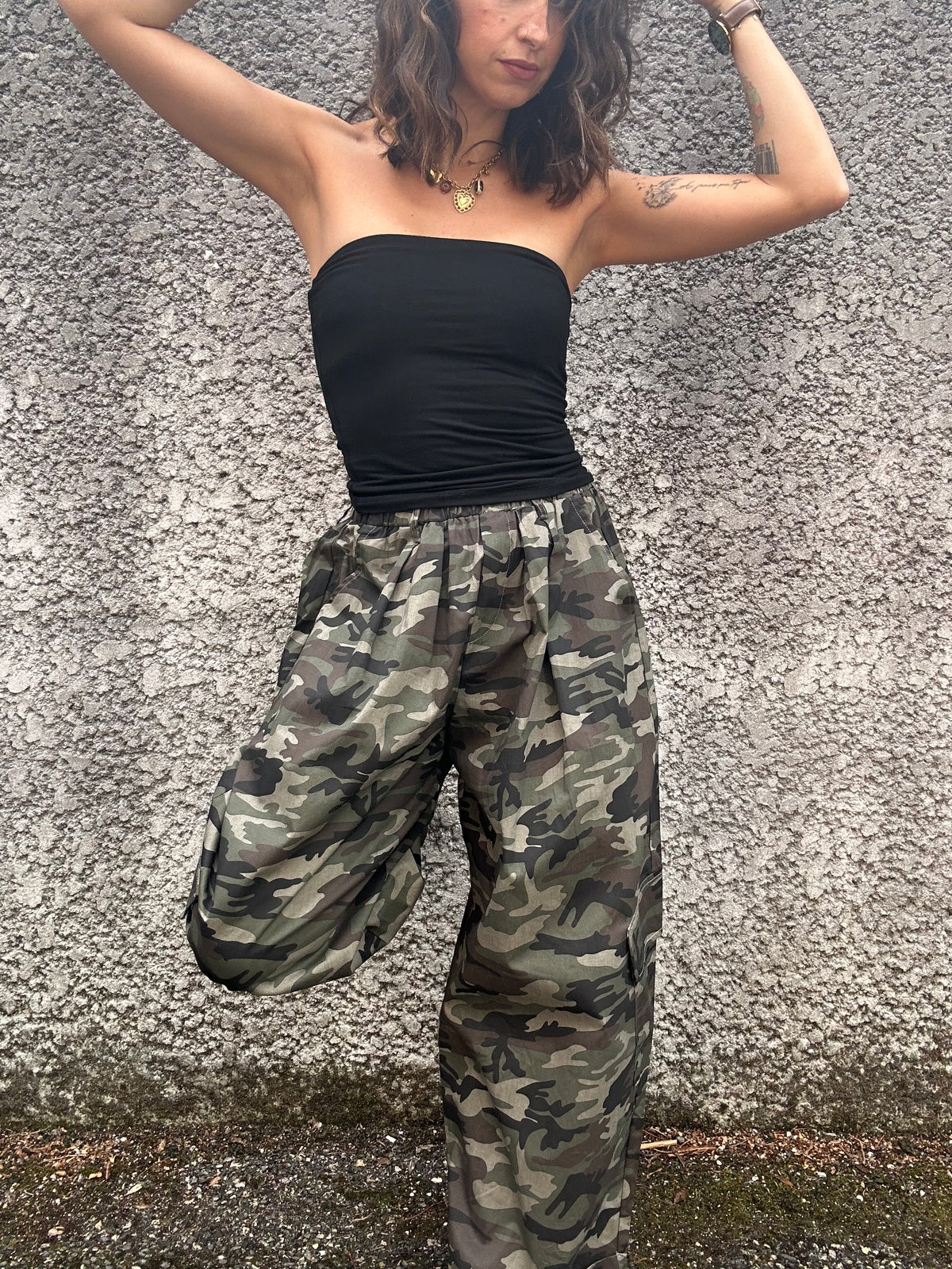 Marceau - Pantalon cargo camouflage