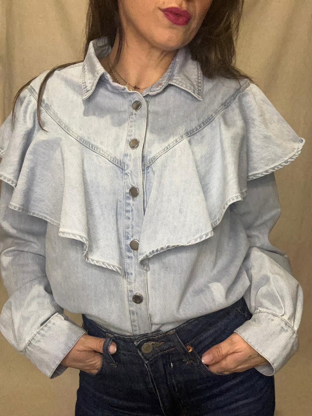 IRIS -chemise à volant