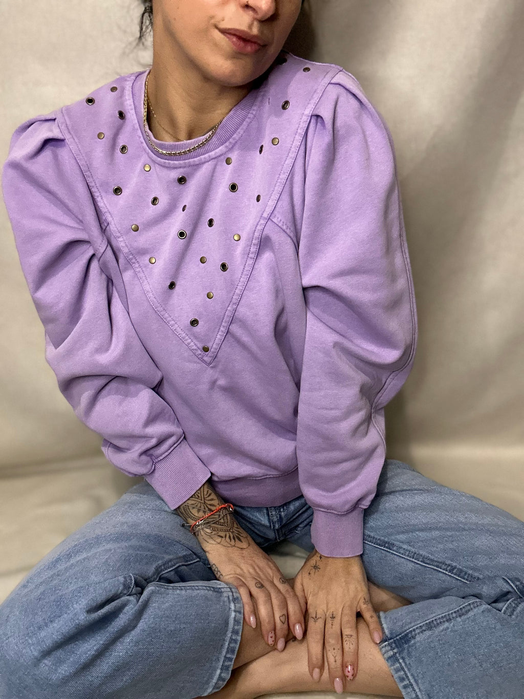 Jenna-Sweat clouté
