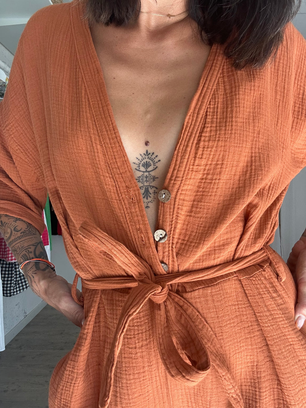 Éloïse – Combi ceinturée terra