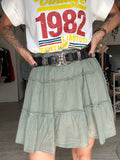 Jupe short kaki