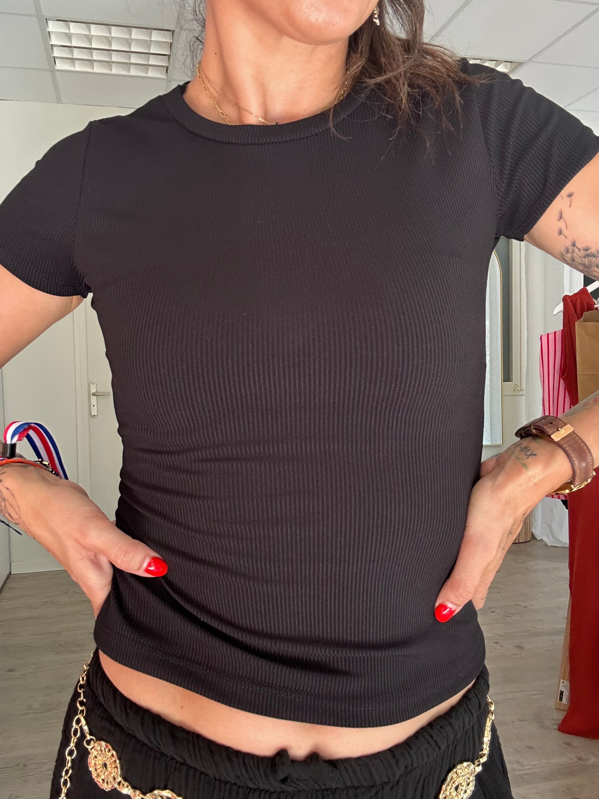 T-shirt basic noir