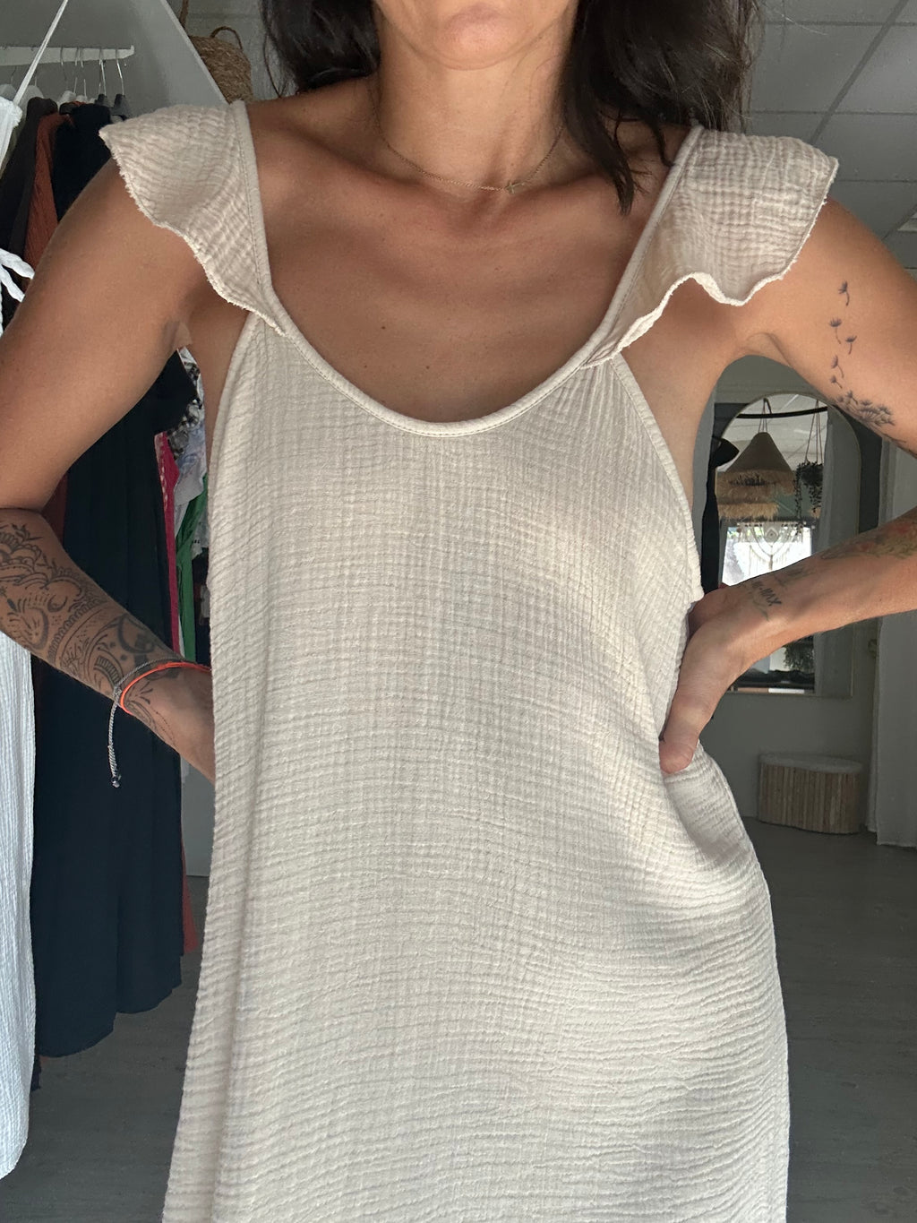 Emma- Robe décolleté V