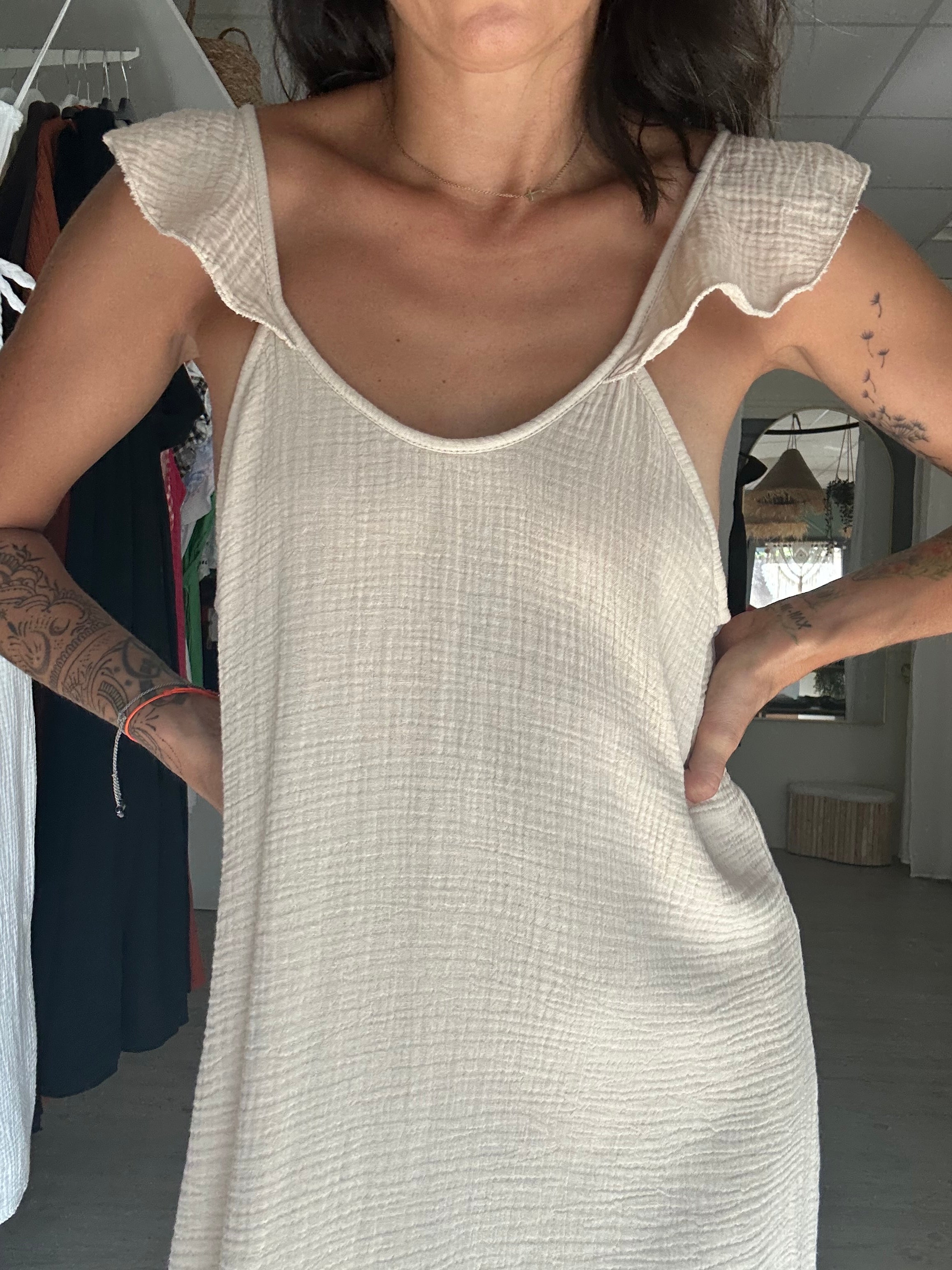 Emma- Robe décolleté V