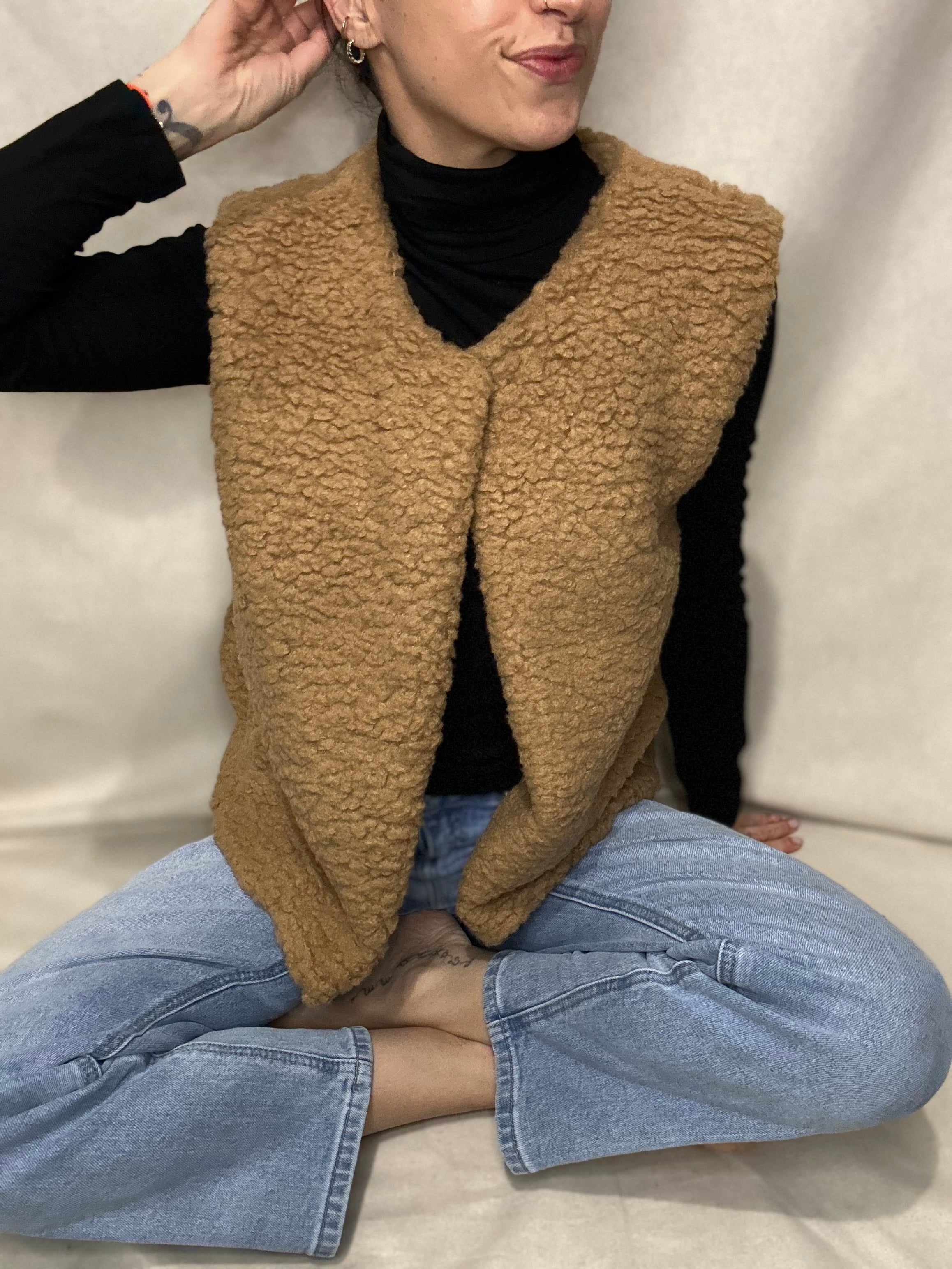 Lina -Gilet moumoute