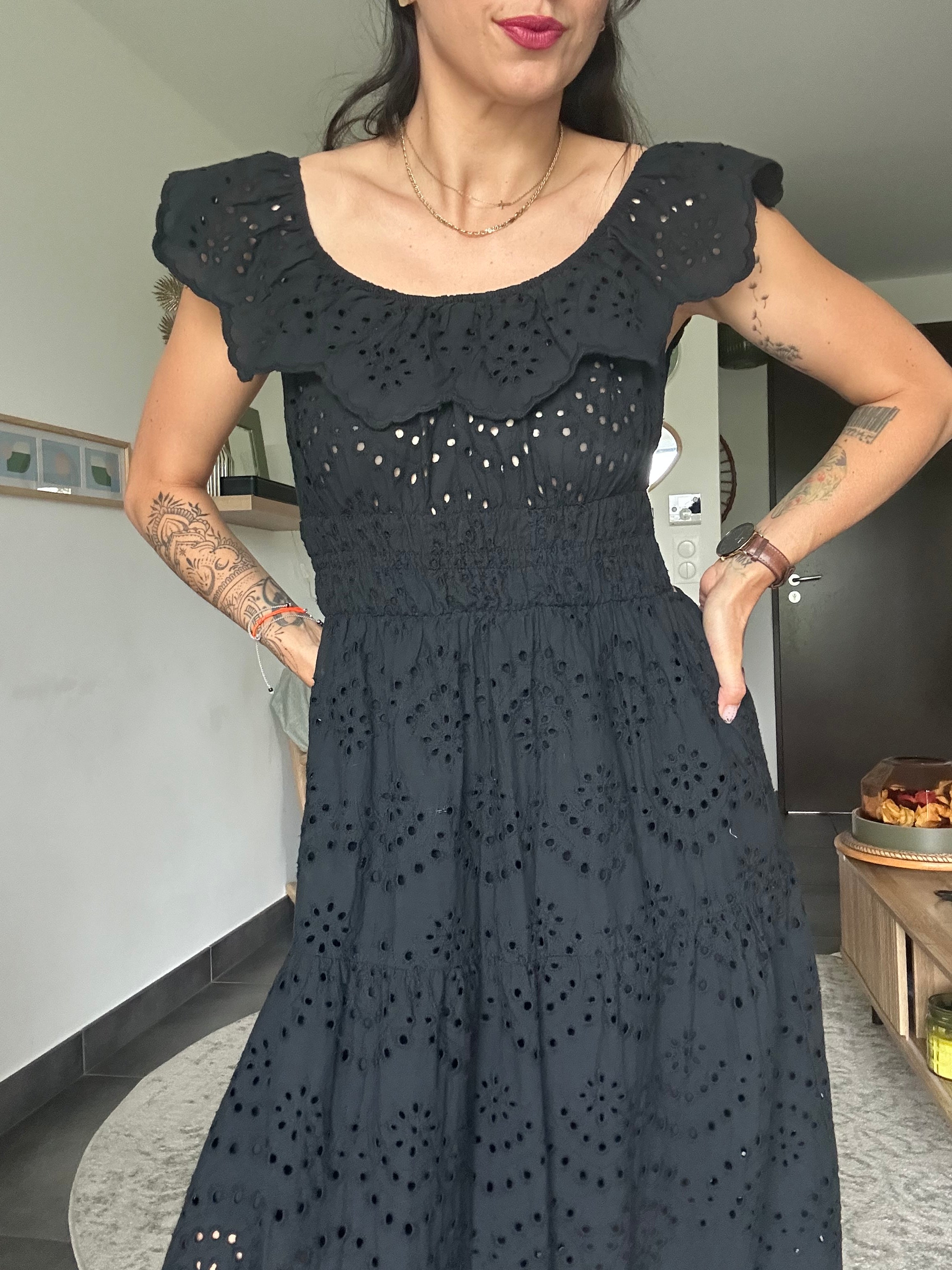 Calie-Robe broderie anglaise