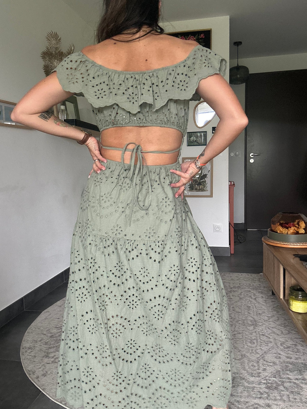 Calie - Robe broderie anglaise