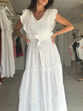 Robe à volant