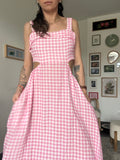 Robe vichy - Rose