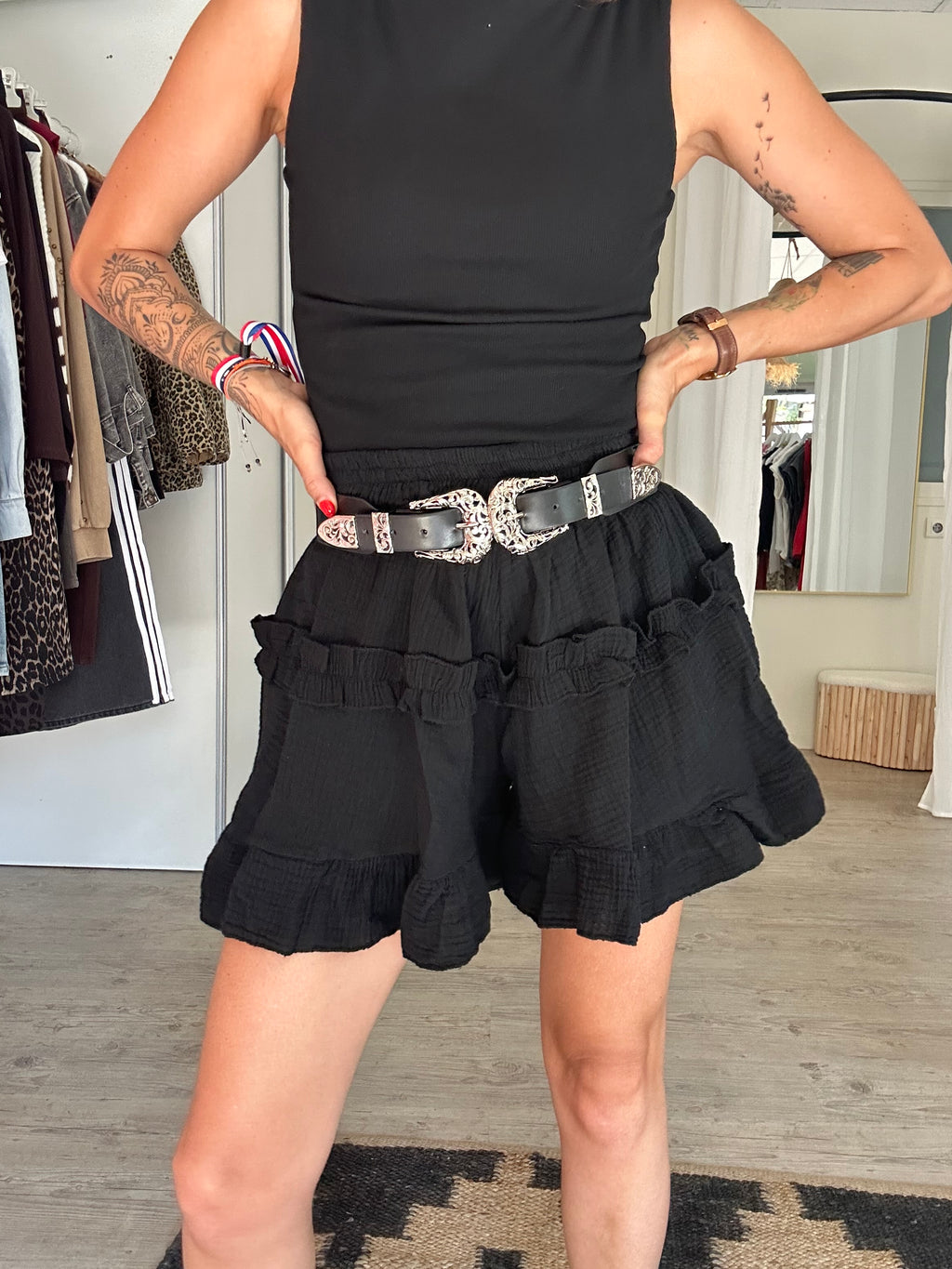 Short effet jupe