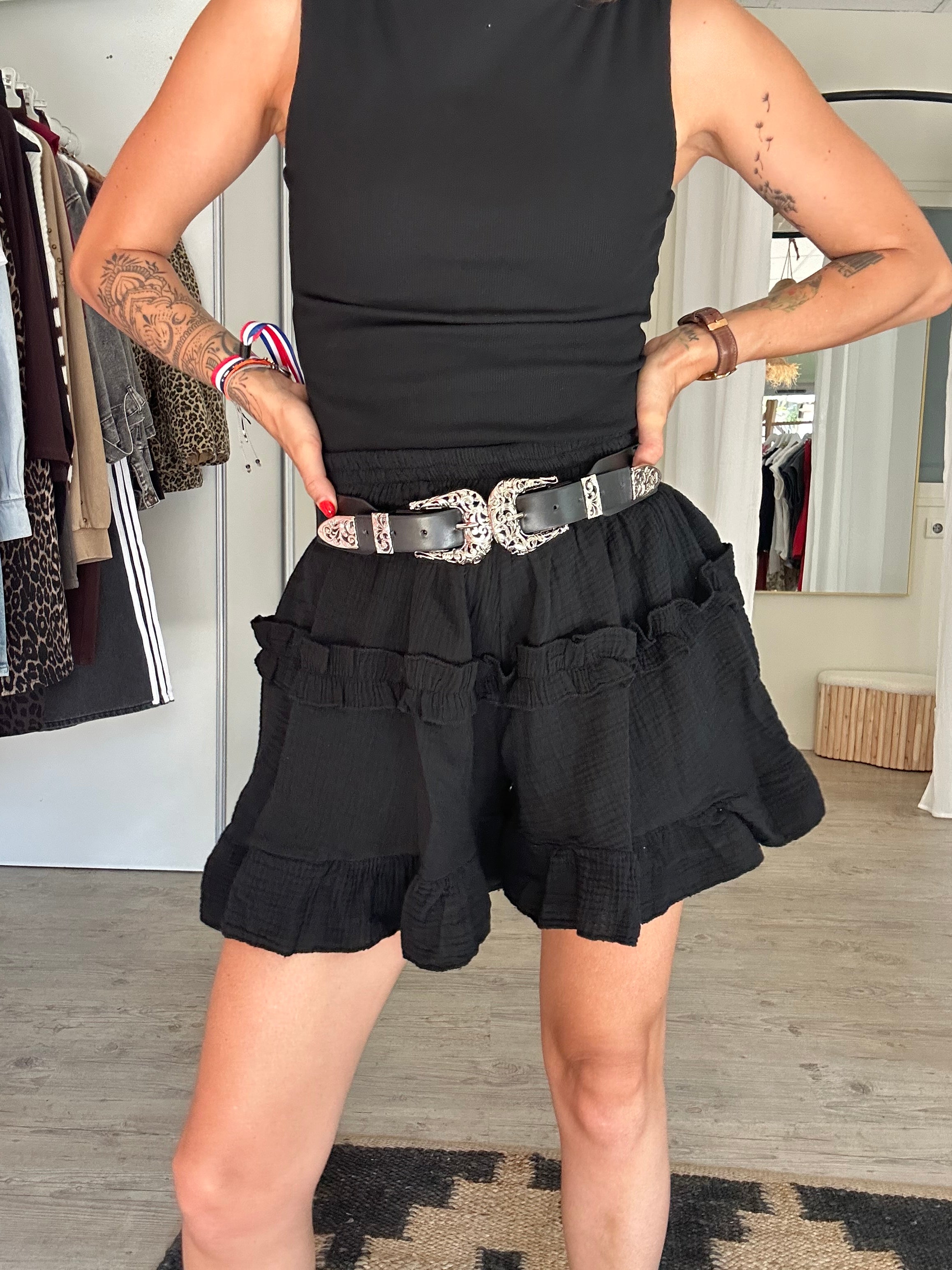 Short effet jupe