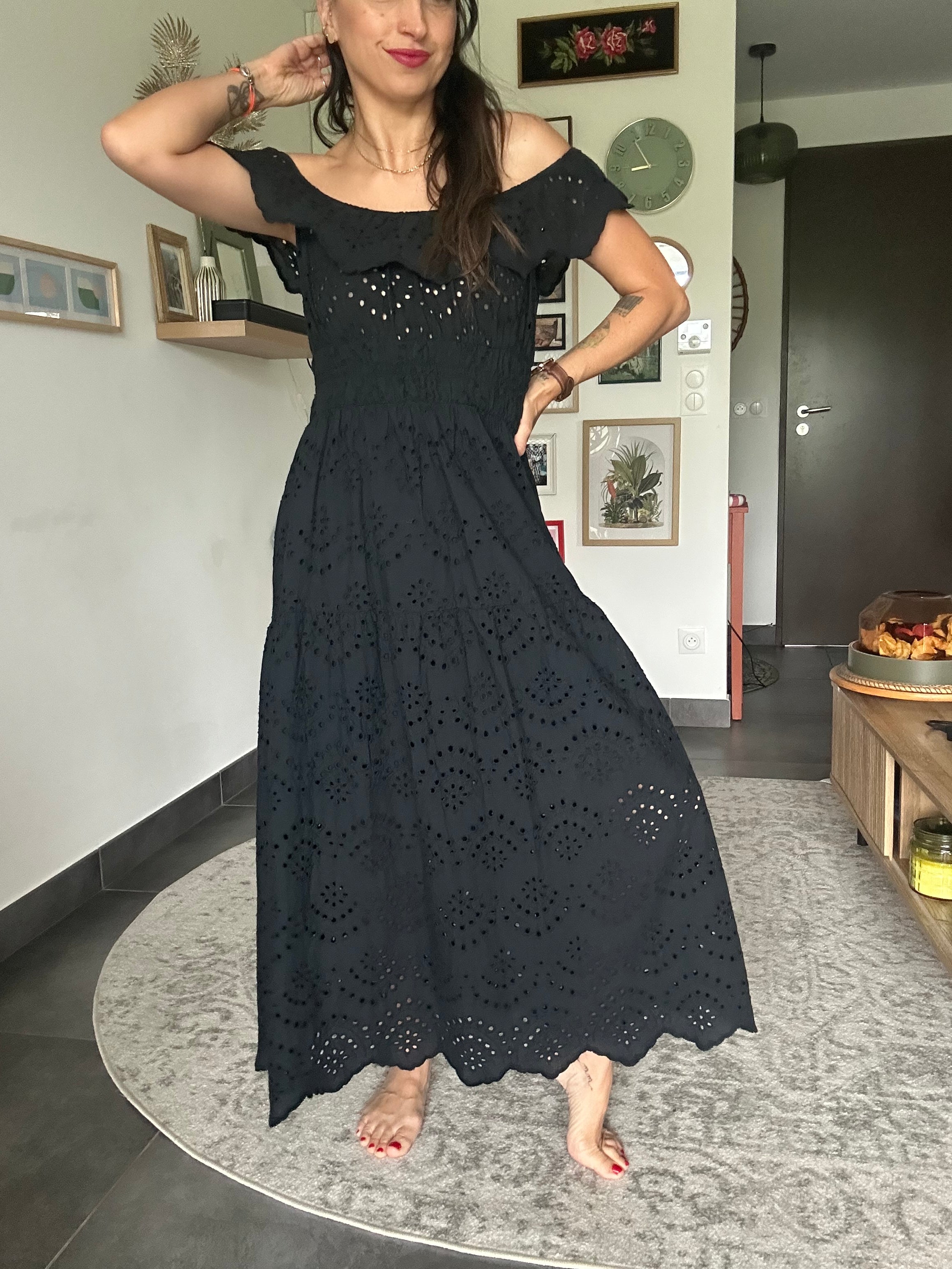 Calie-Robe broderie anglaise