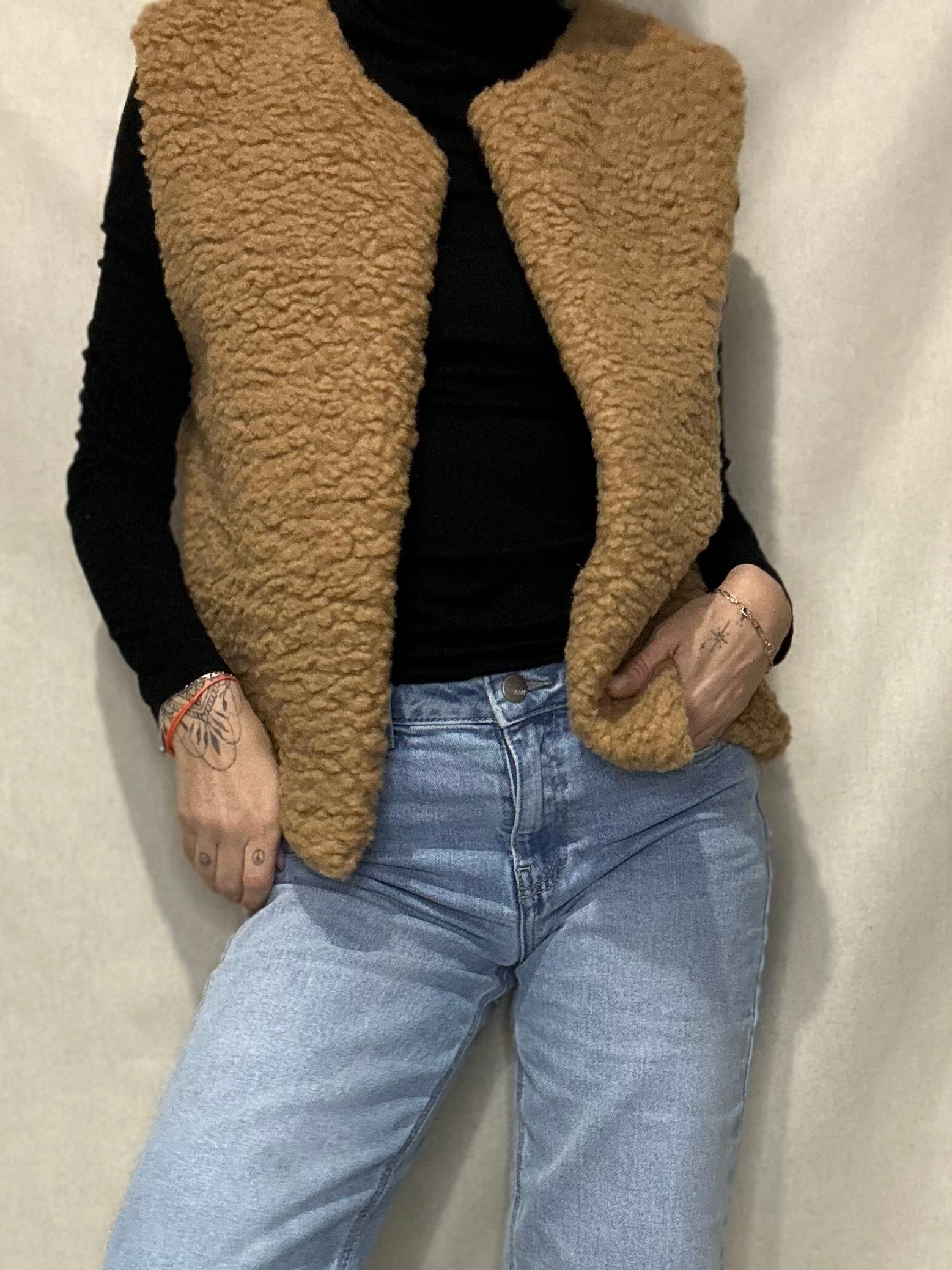 Lina -Gilet moumoute