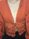 Maéva - Blouse bohème terracotta