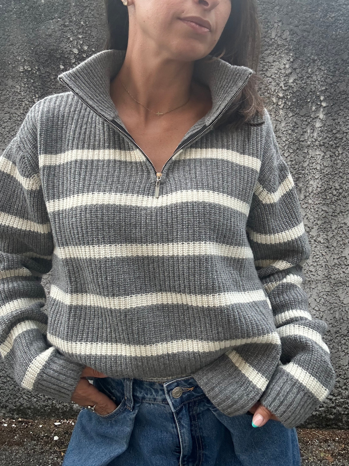Louison - pull col camionneur