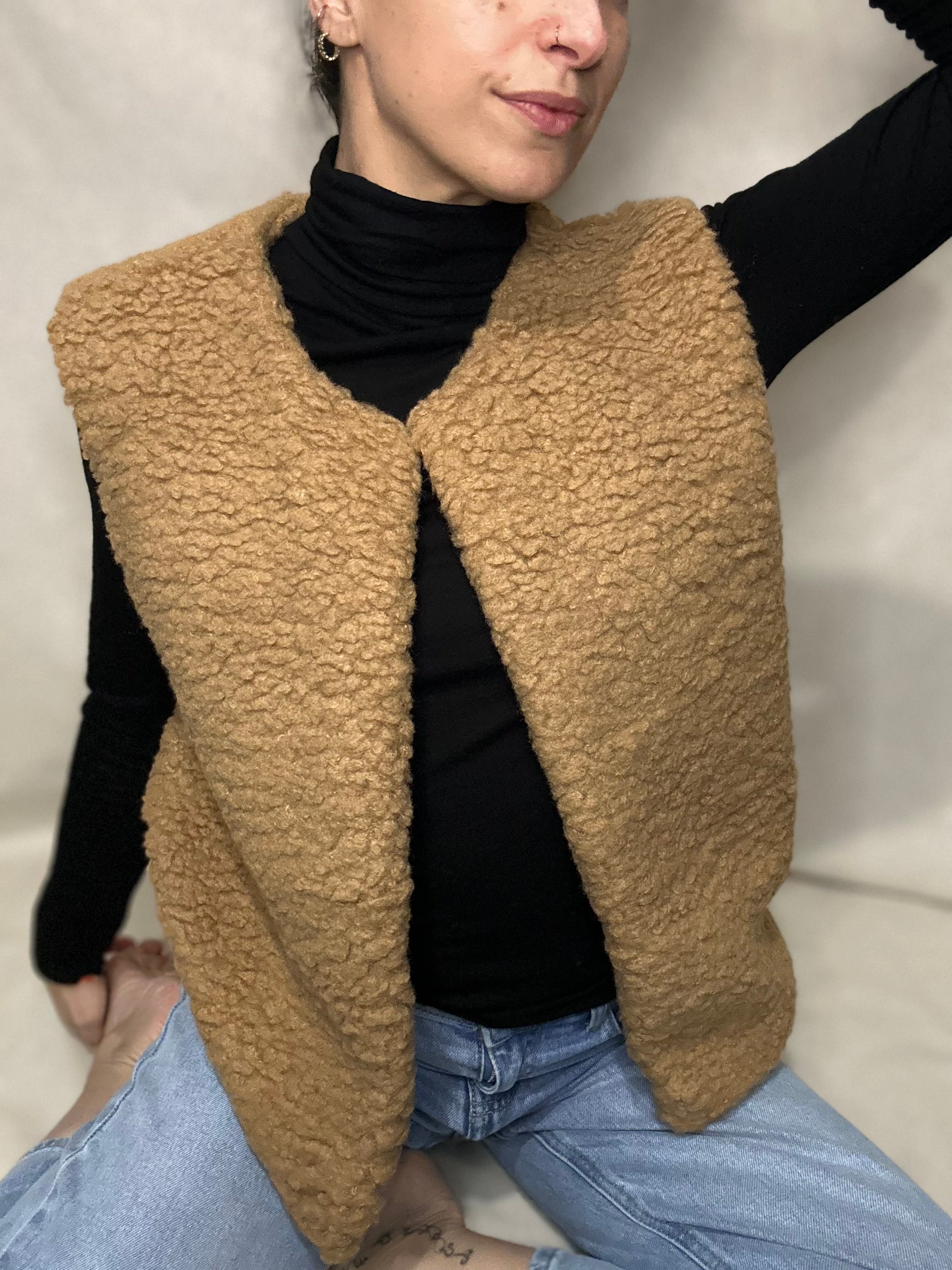 Lina -Gilet moumoute