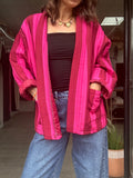 Colette - Veste matelassée rayée –