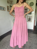 Clara - Robe rose poudré