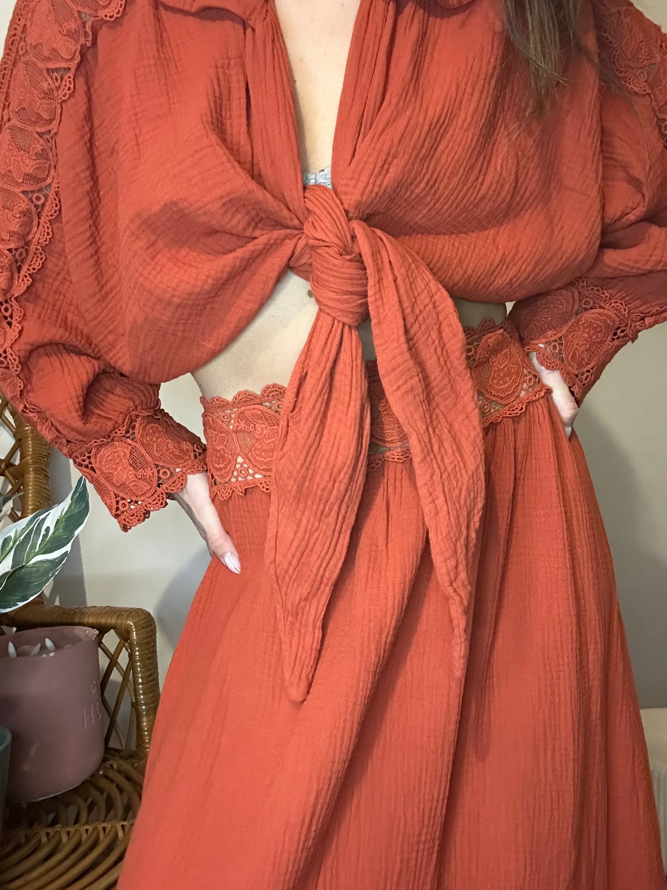 Solea - Ensemble Bohème terracota