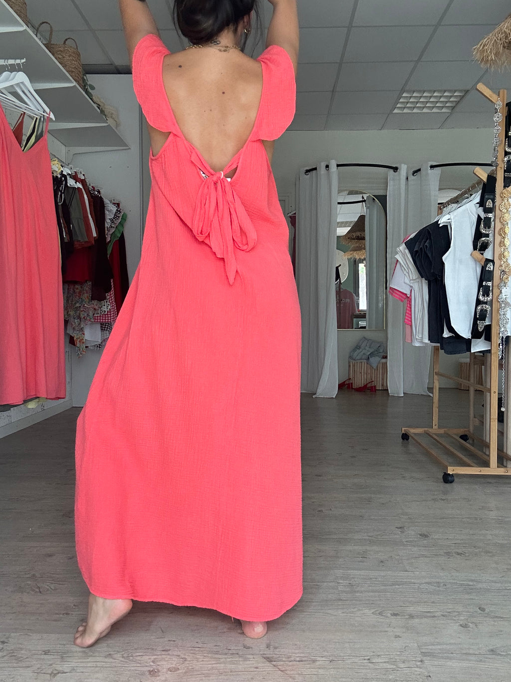 Emma- Robe décolleté V
