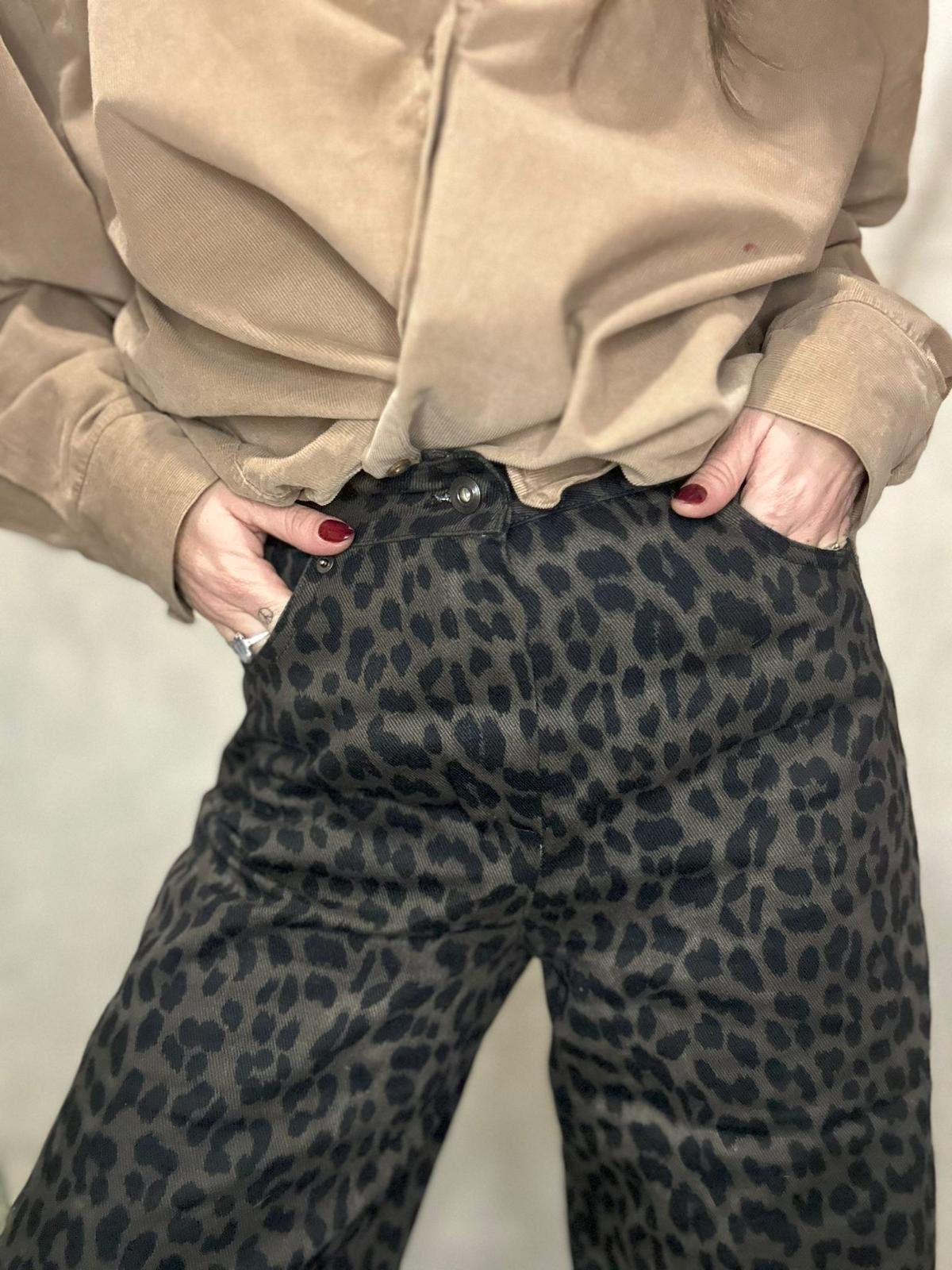 LEO - PANTALON LONG LEOPARD