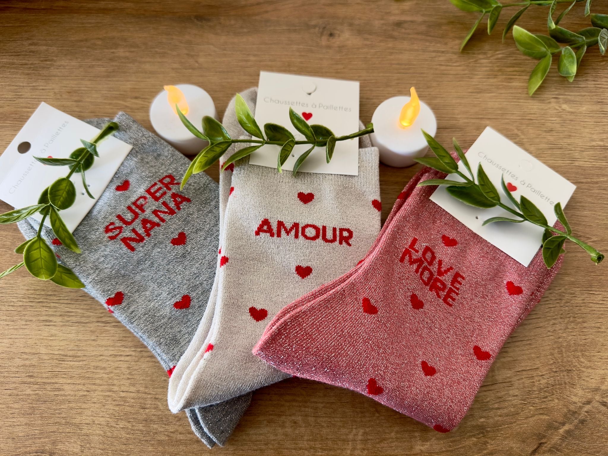 Chaussettes à paillette