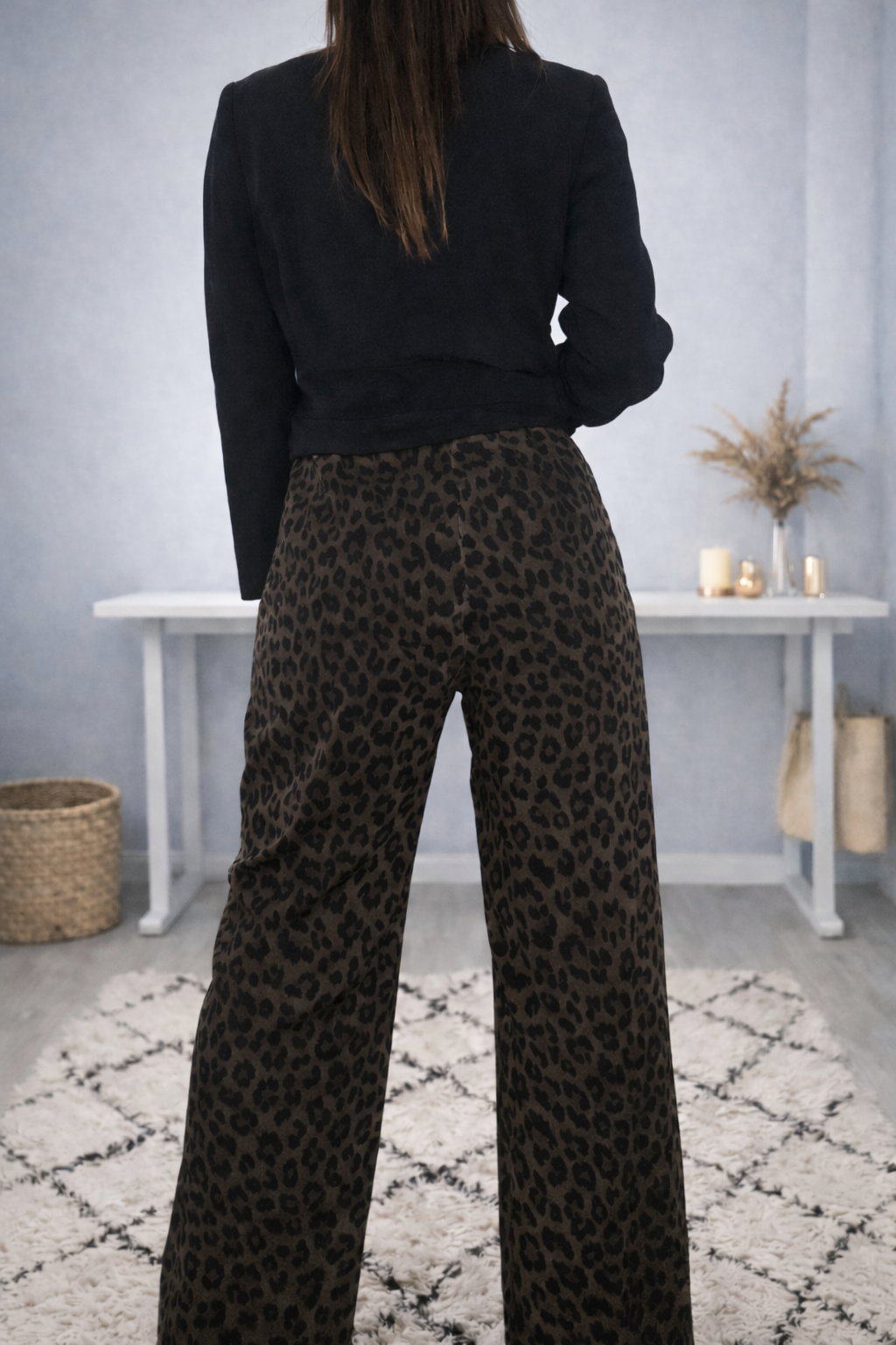 LEO - PANTALON LONG LEOPARD